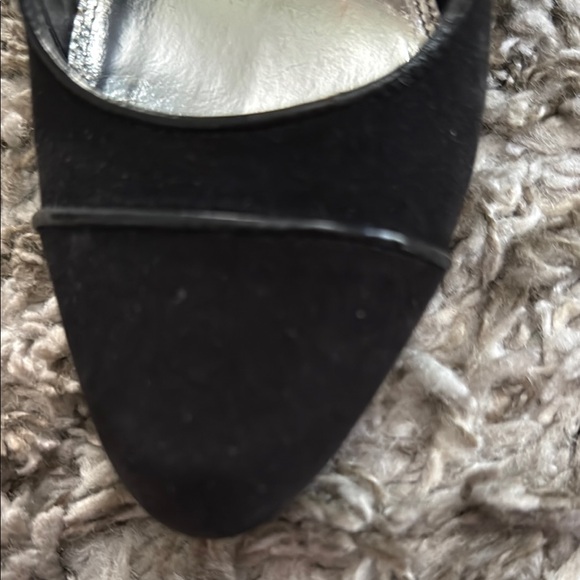 WHBM Black Suede Wedges for Women - Picture 4 of 13